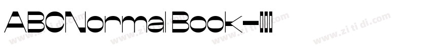 ABCNormal Book字体转换 ABCNormal Book字体转换